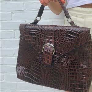 Worthington Brown Crocodile Bag